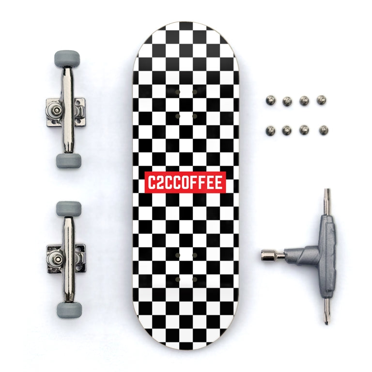 c2ccoffee checkered fingerboard