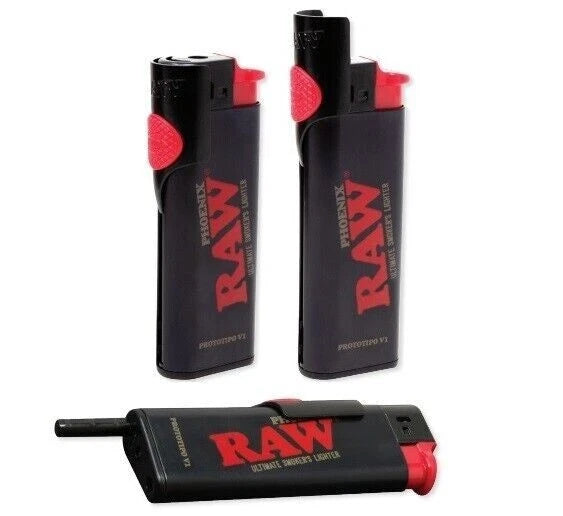 RAW PHOENIX ULTIMATE SMOKERS LIGHTER Adjustable Wind Screen and POKER Pack of 1