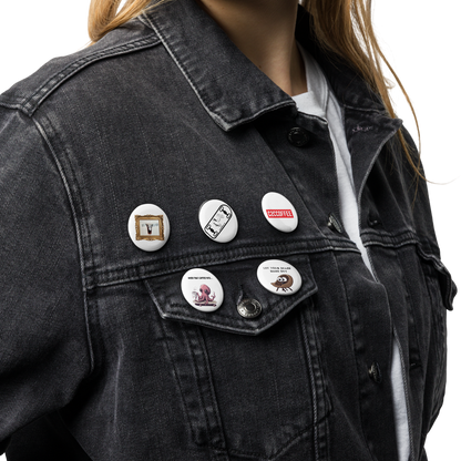 Coast To Coast Coffee Set of pin buttons