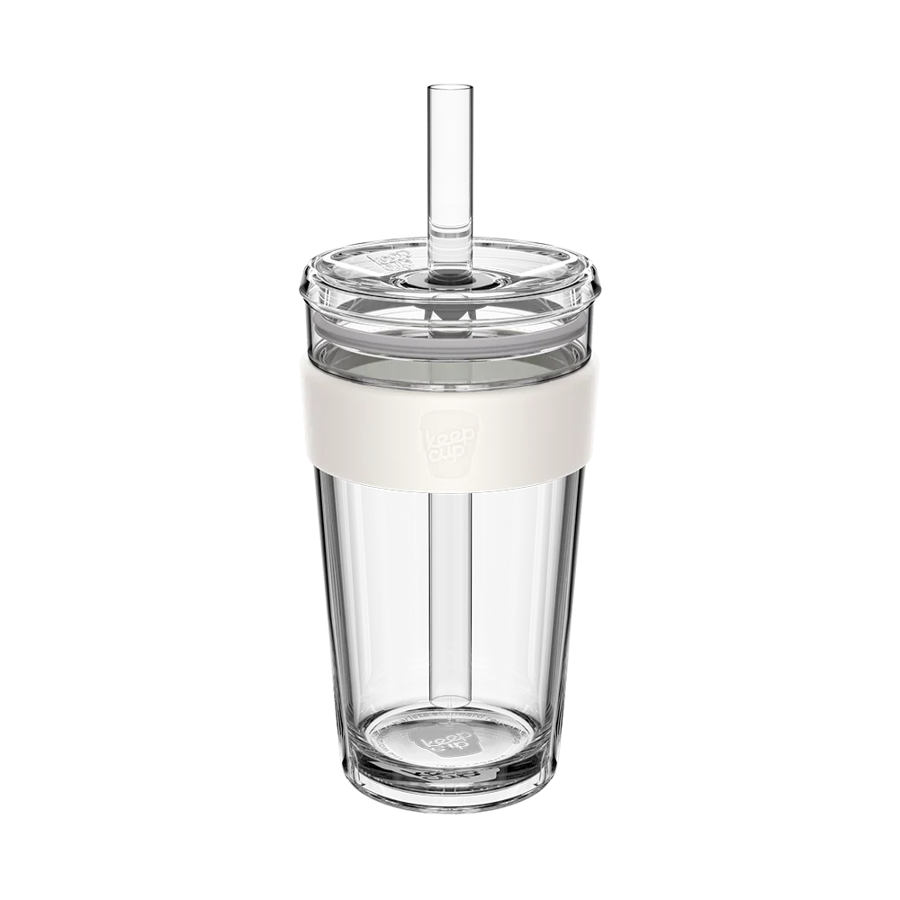 Cold Cup Longplay Boba - 16oz | Chalk