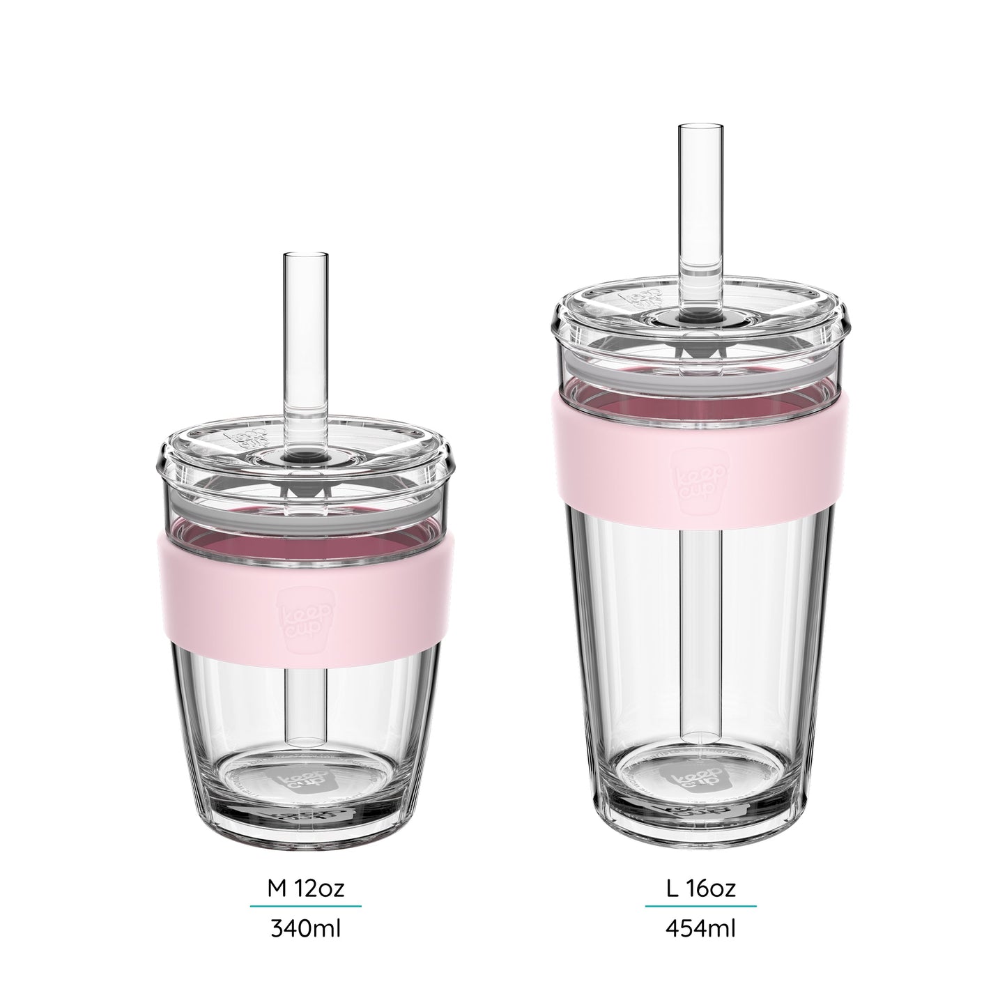 Cold Cup Longplay Boba - 12oz | Chalk