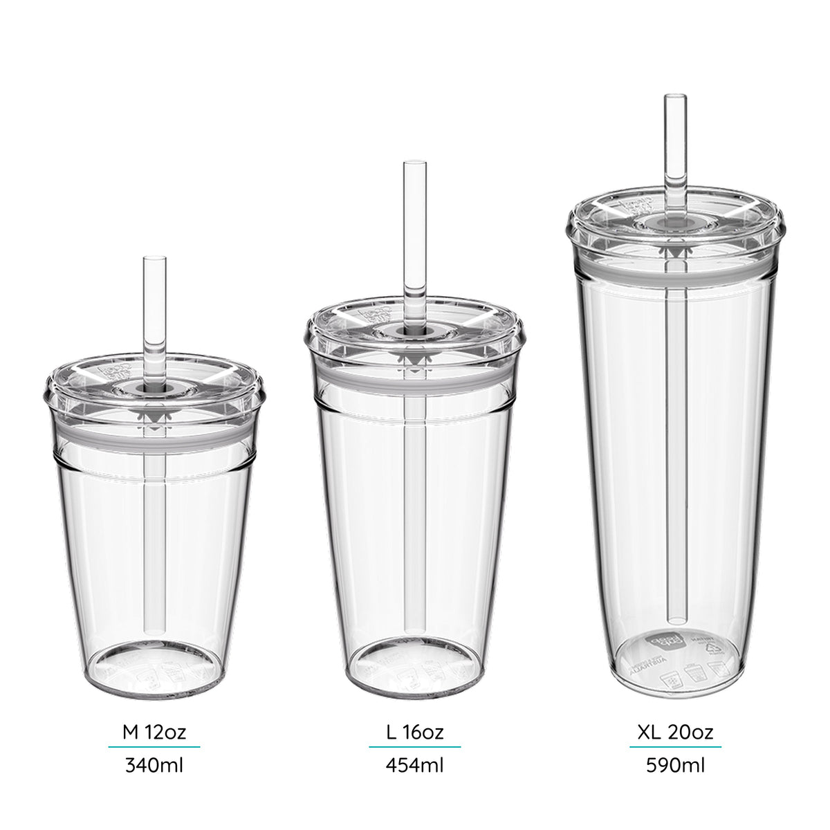 Cold Cup Original - 16oz | Coffee Straw