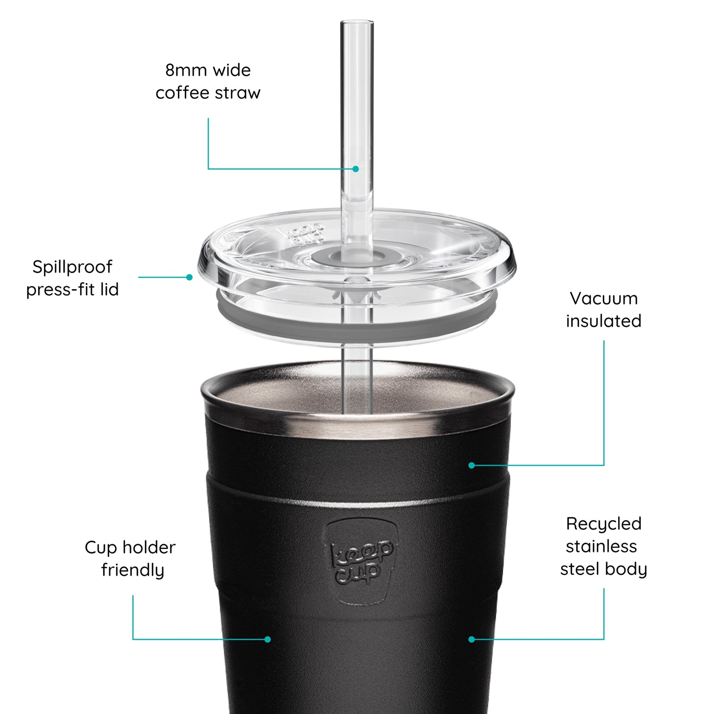 Cold Cup Thermal - 16oz | Black