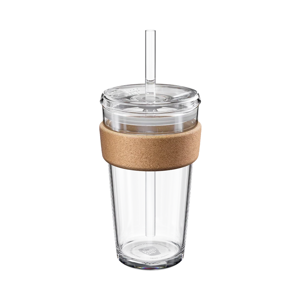 Cold Cup Cork - 16oz | Coffee Straw