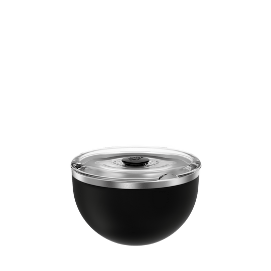 Go Bowl Luxe - Flat Lid | Black