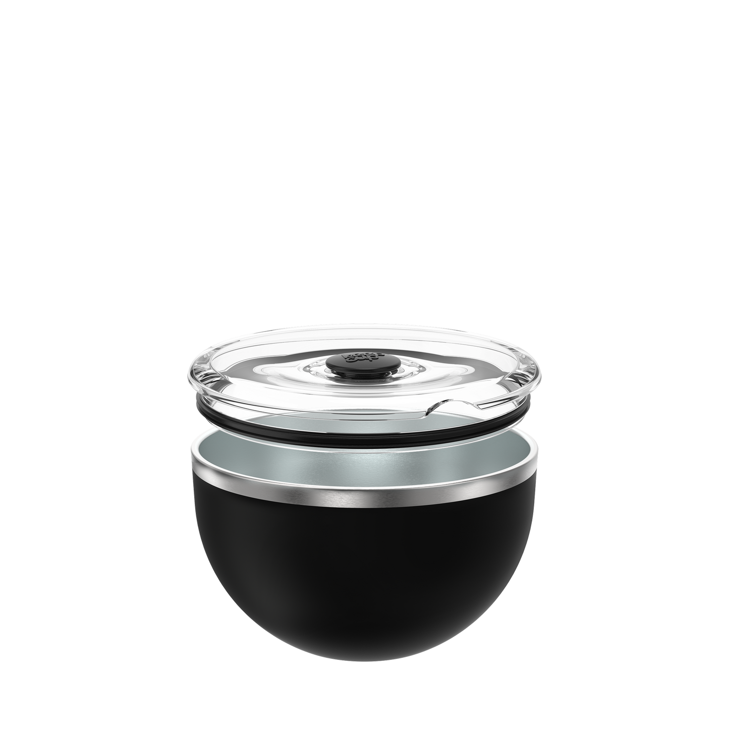 Go Bowl Luxe - Flat Lid | Black