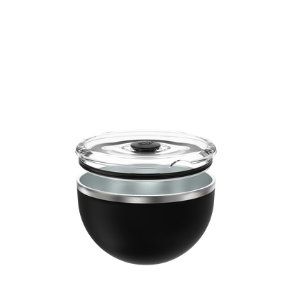 Go Bowl Luxe - Flat Lid | Black