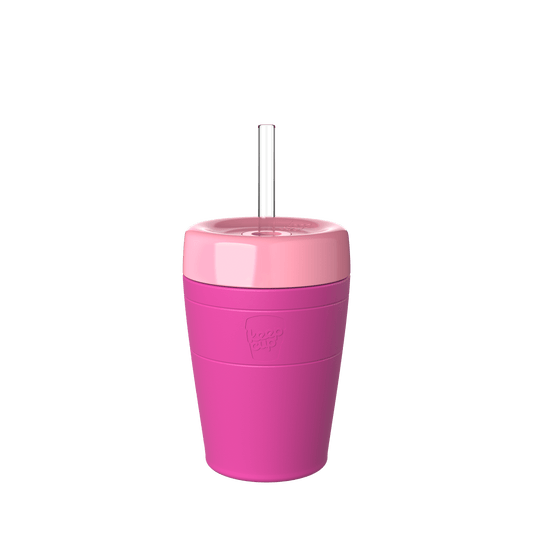 Commuter Cold Cup - 12oz | Fuchsia