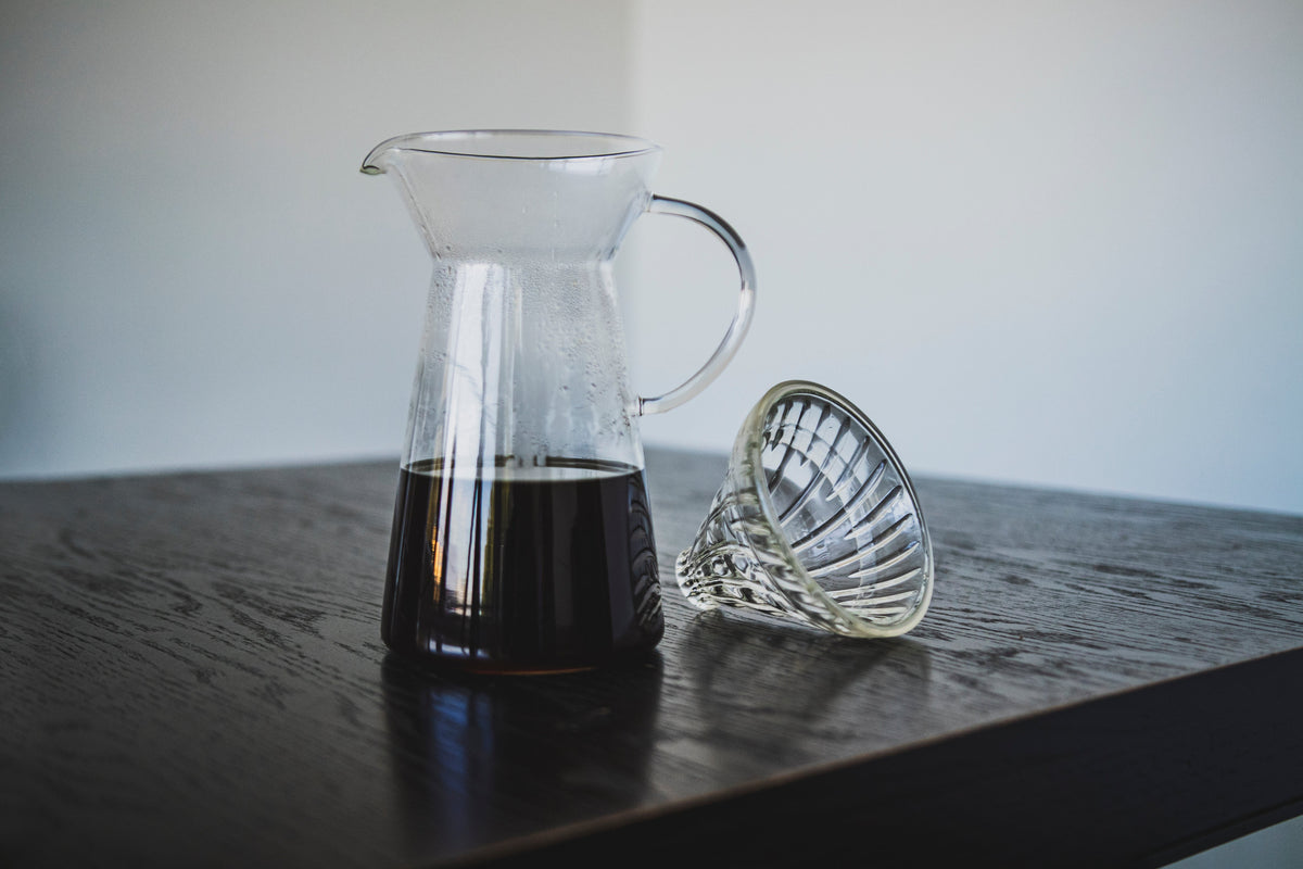 V60 Hot and Iced Glass Coffee Maker