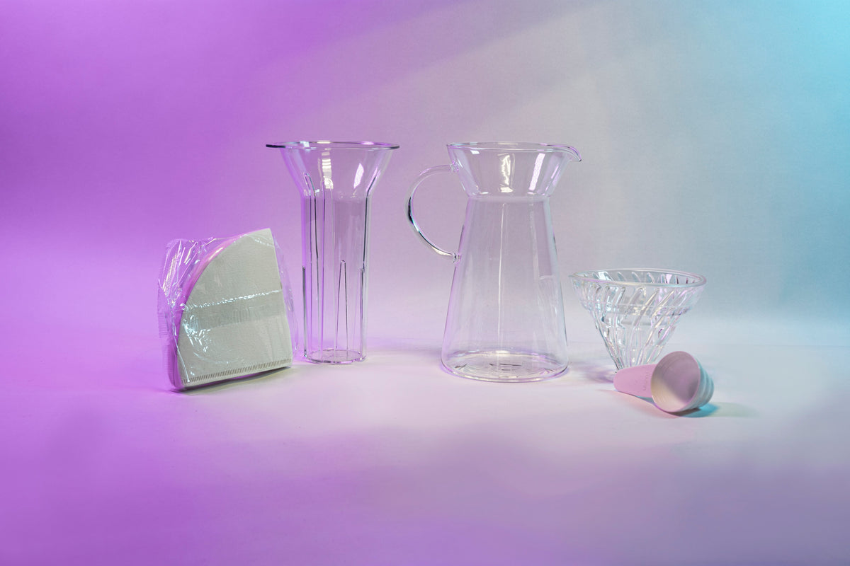 V60 Hot and Iced Glass Coffee Maker