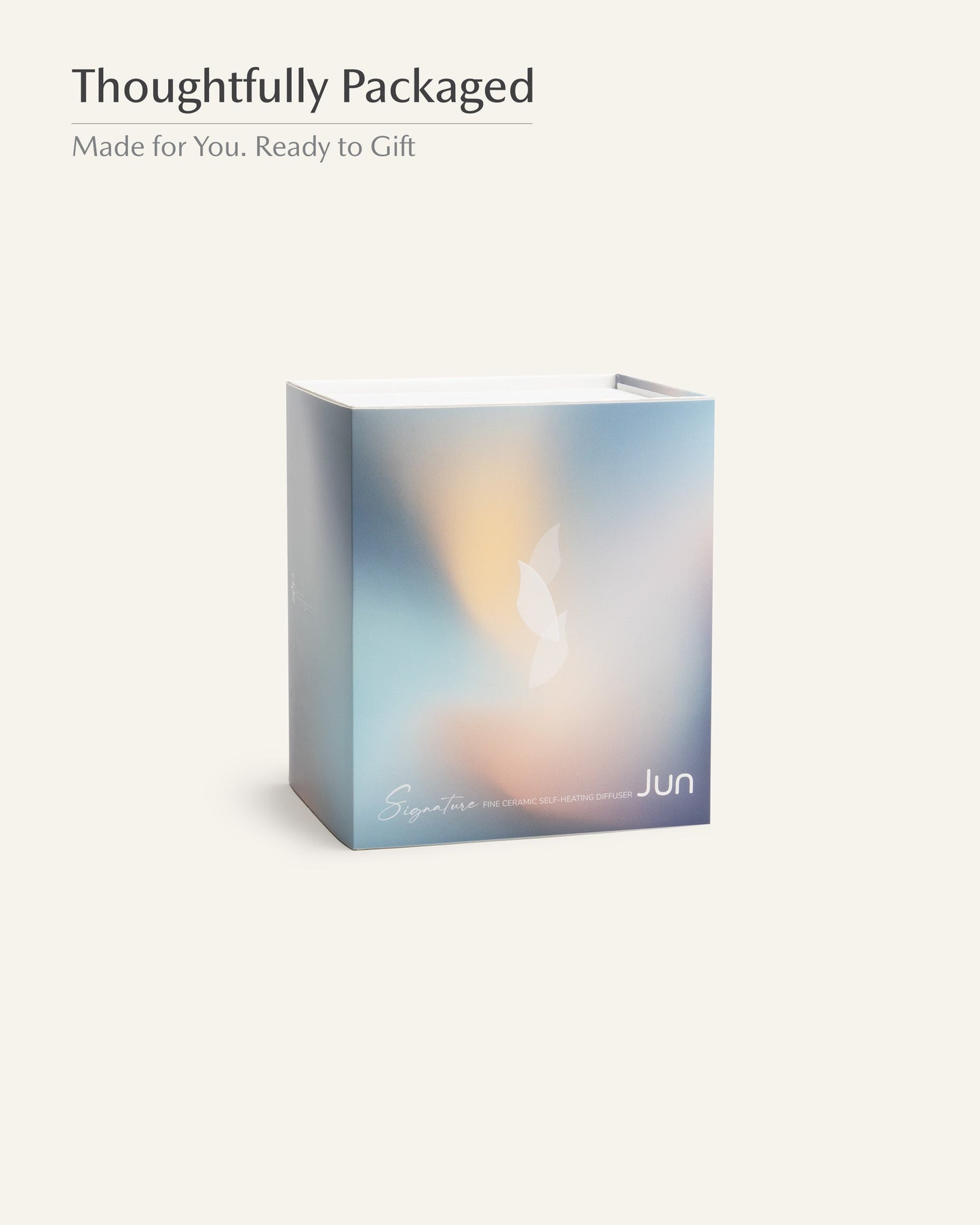 Jun Self-heating Diffuser Set - Moonmist Blue