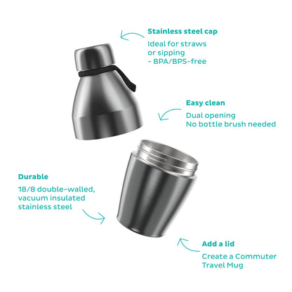 Helix Bottle - 14oz | Black