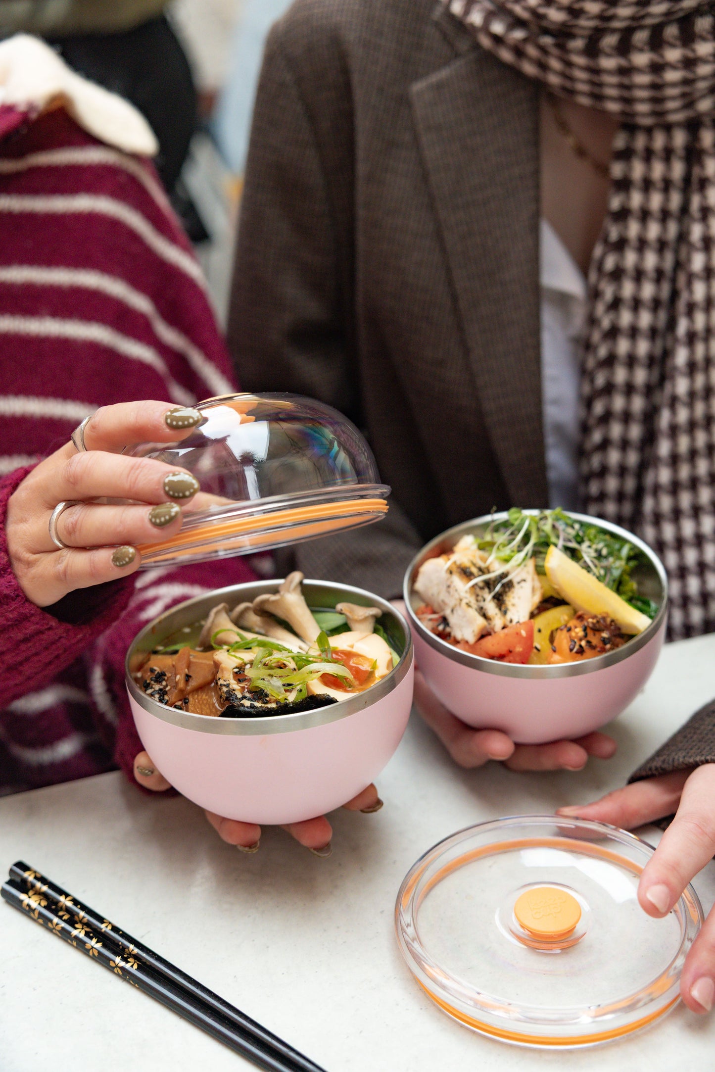 Go Bowl Luxe - Dome Lid | Pashmak Pink
