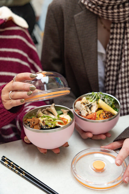 Go Bowl Luxe - Dome Lid | Pashmak Pink