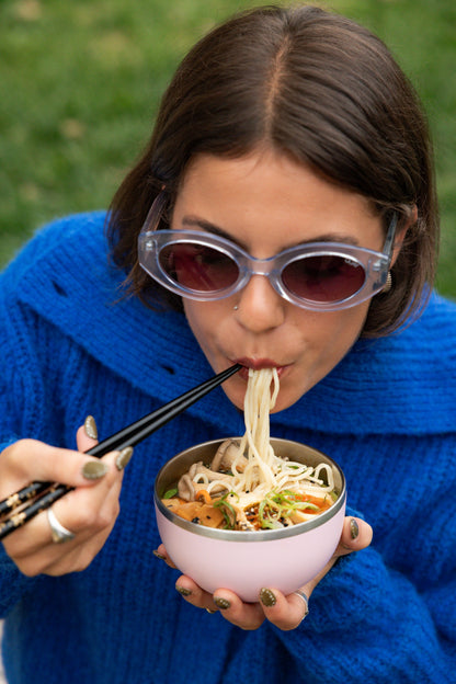 Go Bowl Luxe - Dome Lid | Pashmak Pink