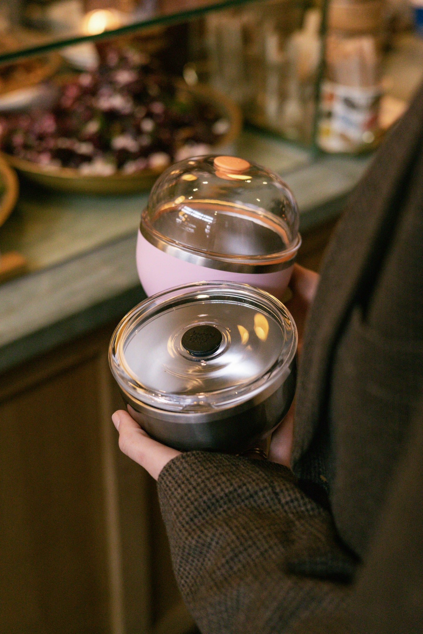 Go Bowl Luxe - Flat Lid | Pashmak Pink