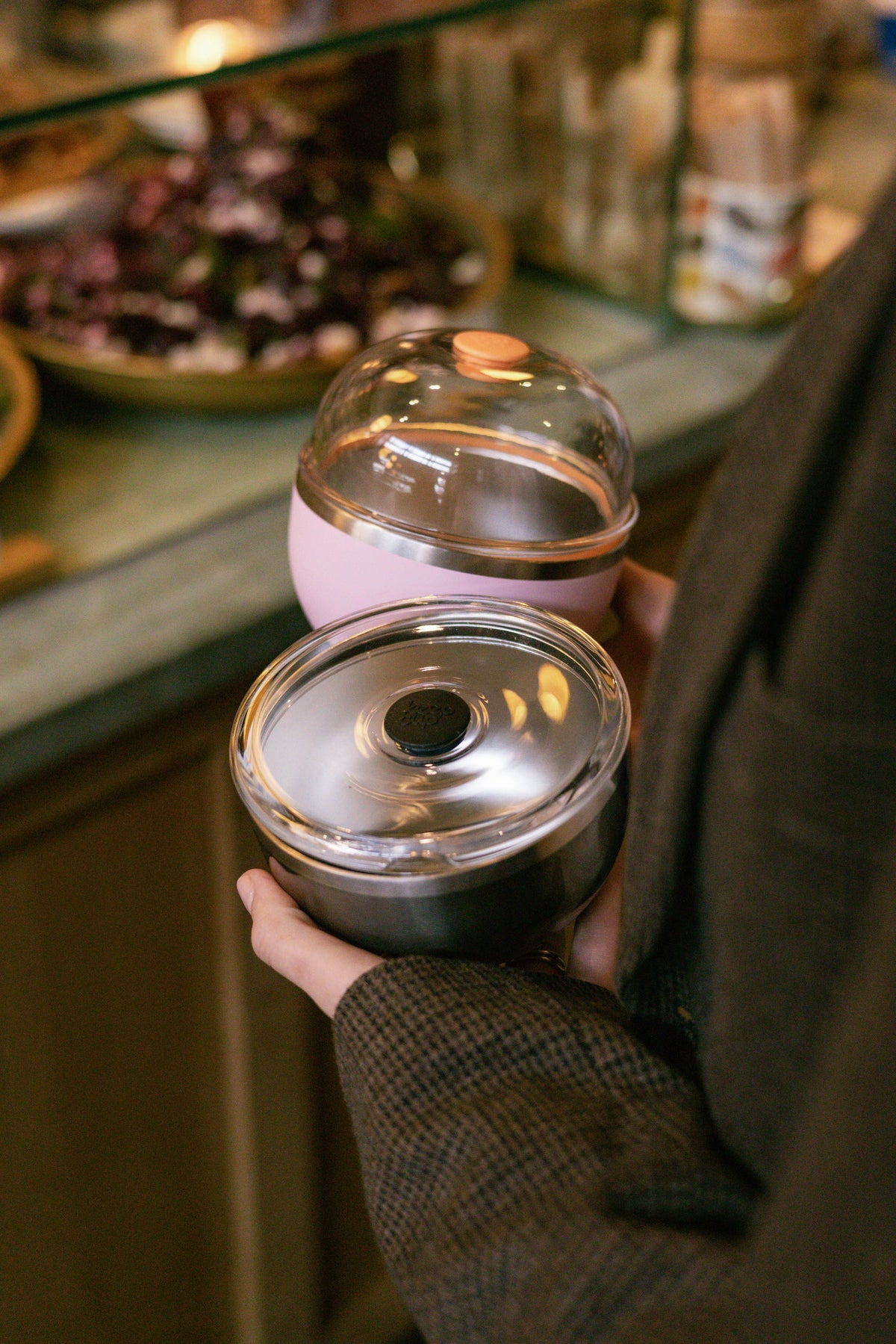 Go Bowl Luxe - Flat Lid | Pashmak Pink
