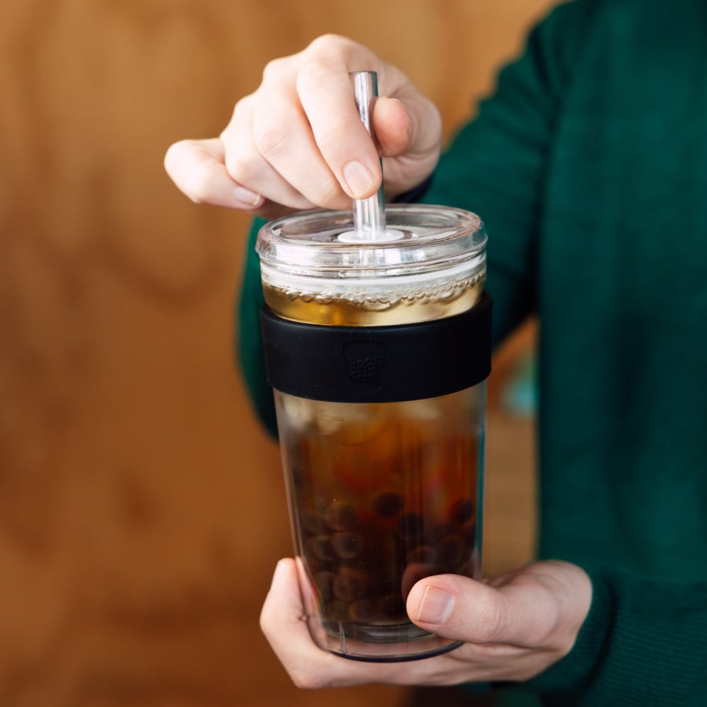 Cold Cup Longplay Boba - 16oz | Black