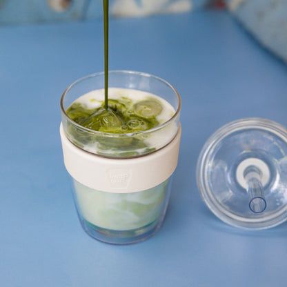 Cold Cup Longplay Boba - 12oz | Chalk