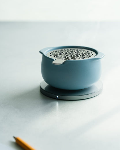 Jun Self-heating Diffuser Set - Moonmist Blue