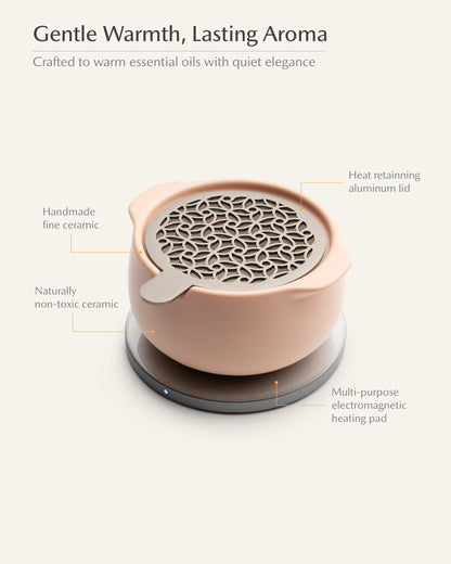 Jun Self-heating Diffuser Set - Rosy Apricot