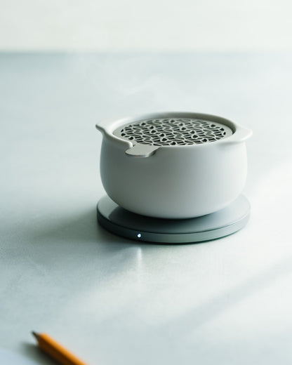 Jun Self-heating Diffuser Set - Jasmine White