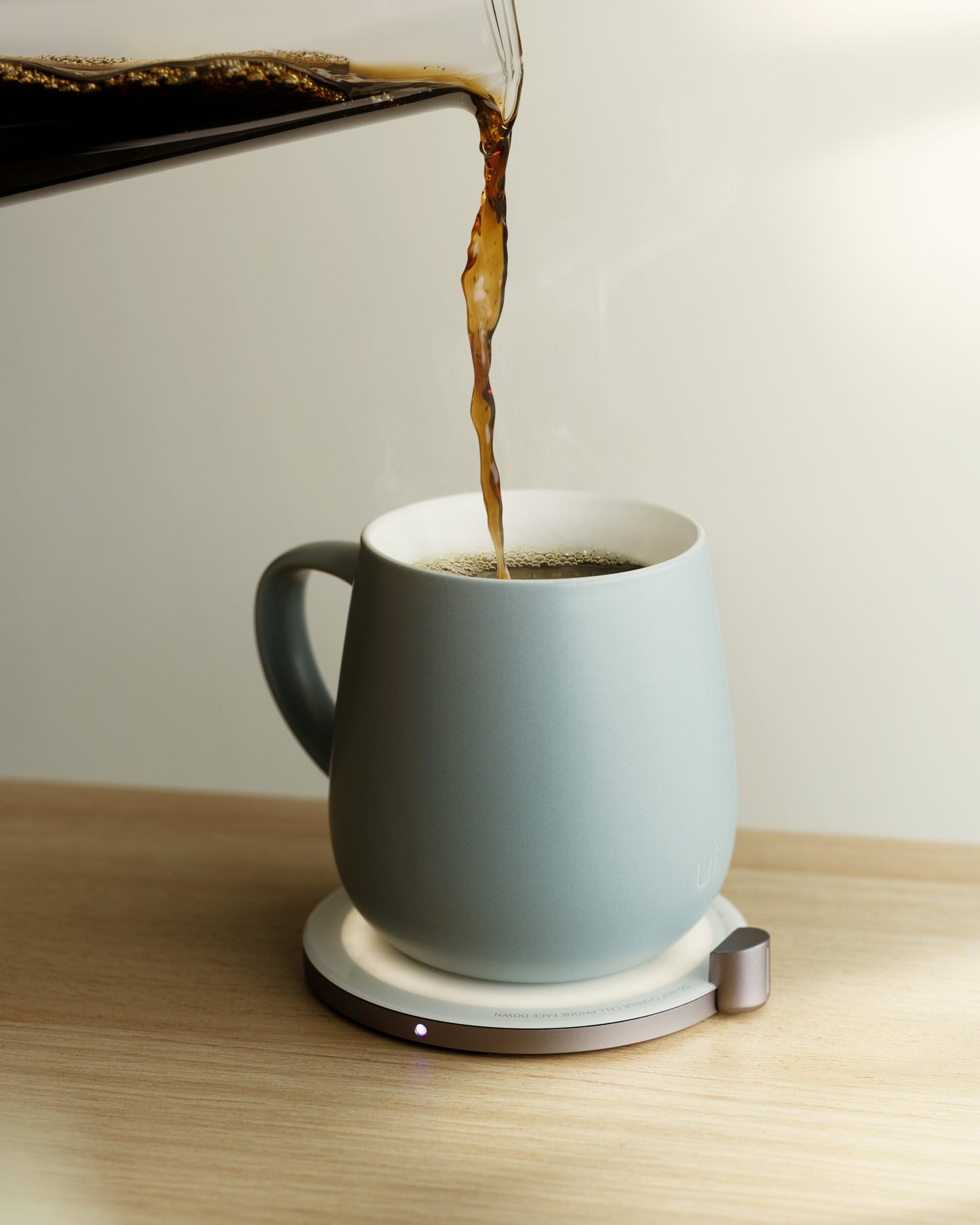 Ui Self-heating Mug Set - Moonmist Blue