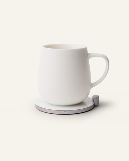 Ui Self-heating Mug Set - Jasmine White