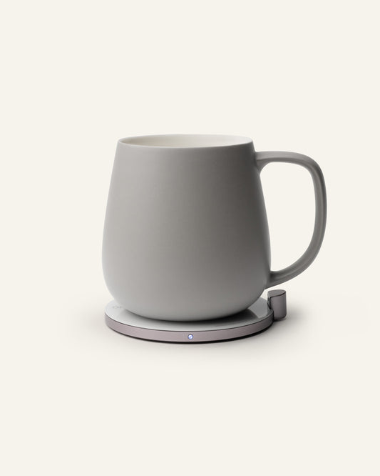Ui+ Self-heating Mug Set - Soft Gray