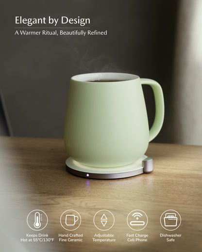 Ui+ Self-heating Mug Set -  Verde Green