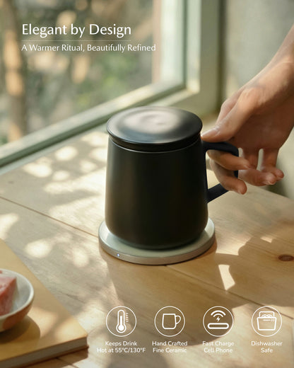 Neo Self-heating Mug Set- Inkstone Black