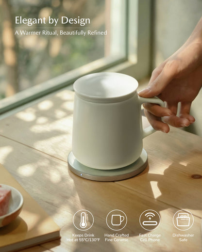 Neo Self-heating Mug Set - Soft Gray