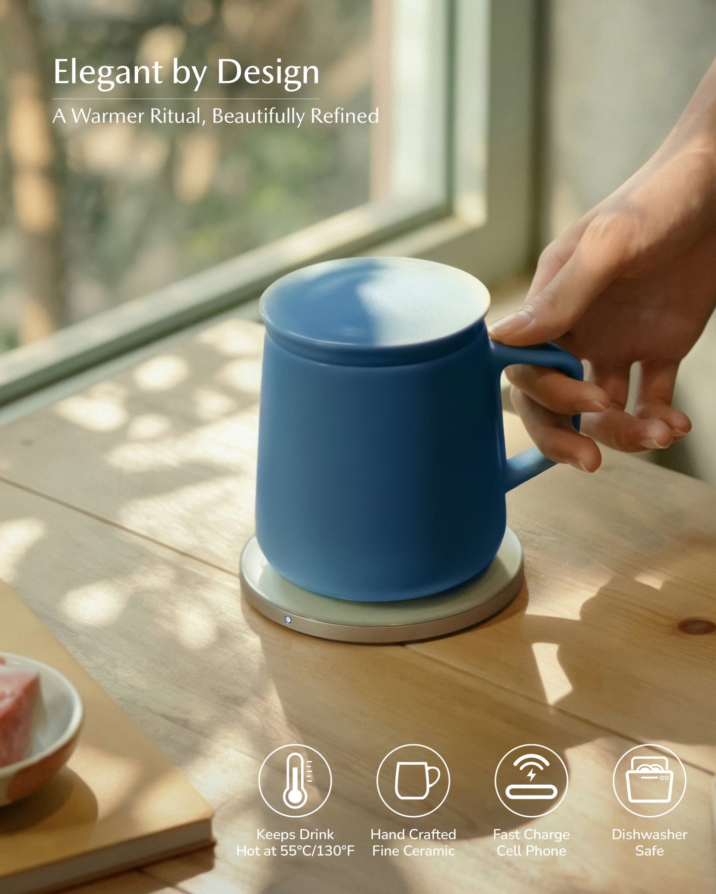 Neo Self-heating Mug Set - Deep Navy