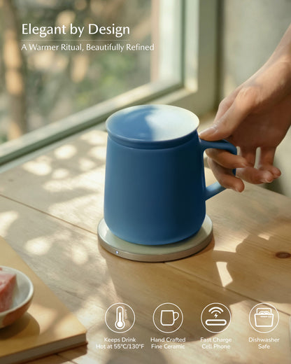Neo Self-heating Mug Set - Deep Navy