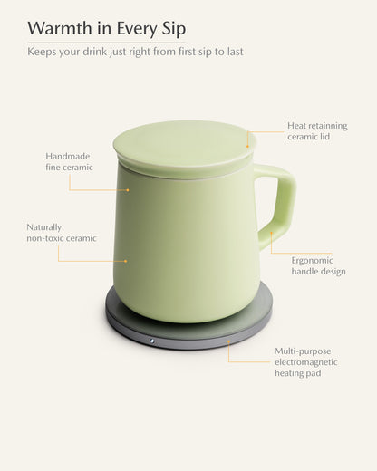 Neo Self-heating Mug Set - Verde Green