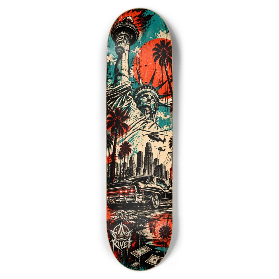 Rivet liberty Custom Skateboard
