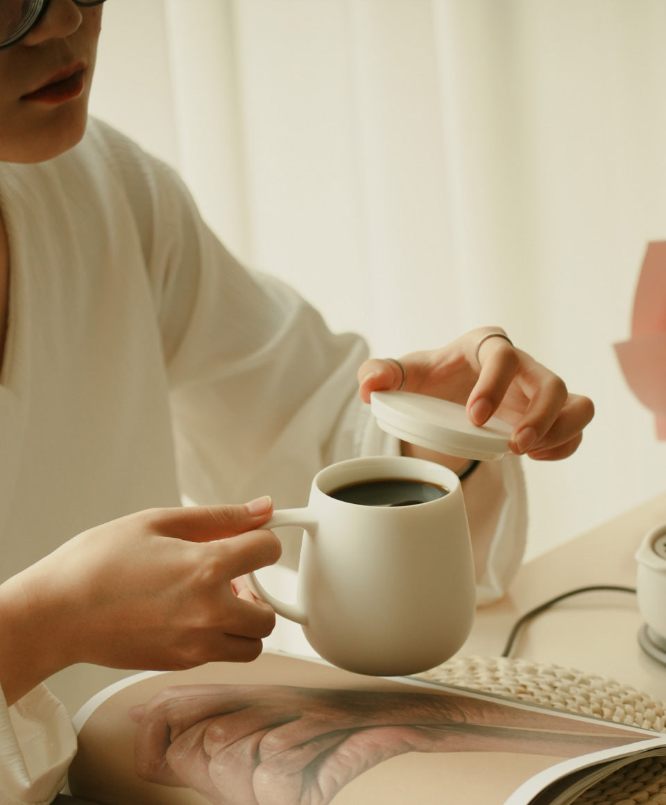 Ui 3 Self-heating Mug Set - Soft Gray